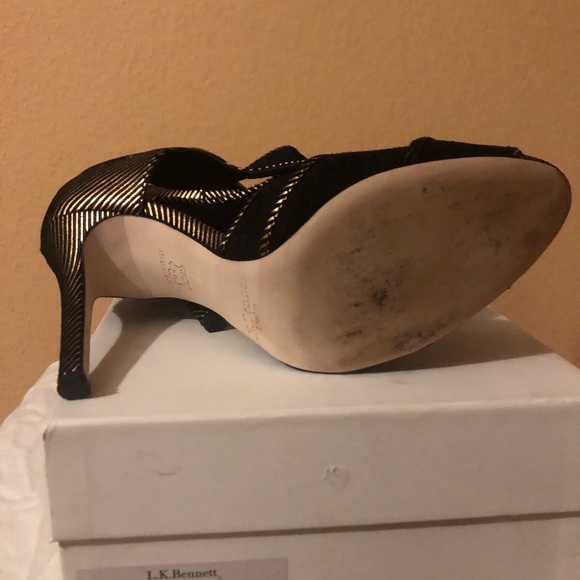 $129π₯L.K.Bennett Mia Rose GoldBlack Sandal 8.5
Original price$425 - Picture 7 of 7